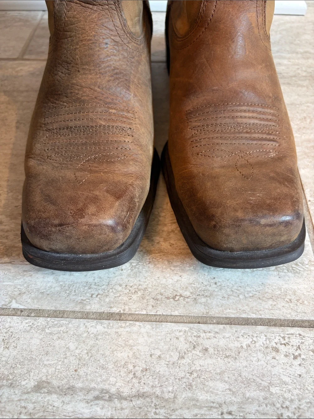 Ariat Men’s Rambler Western Boots - Square Toe, Size 11.5EE, Brown, 10002317